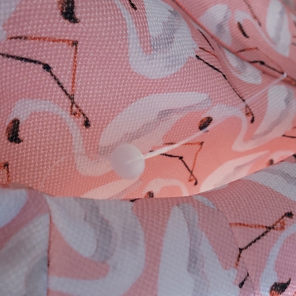 NWOT Julian Taylor flamingo dress - Picture 10 of 11